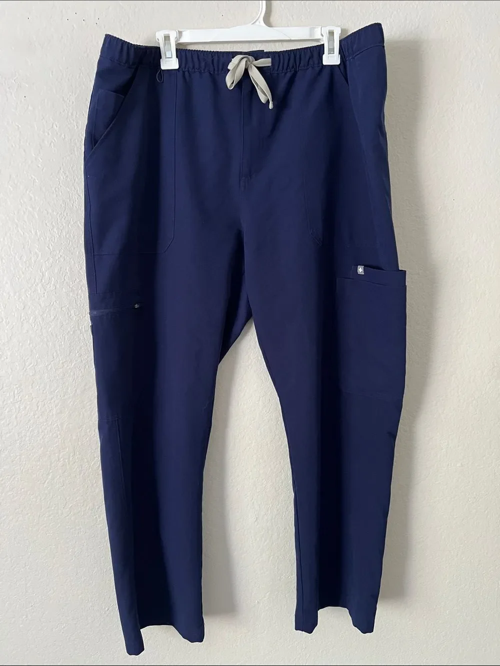 EUC FIGS Men's Cairo Cargo Scrub Pants Navy Size XXL/S